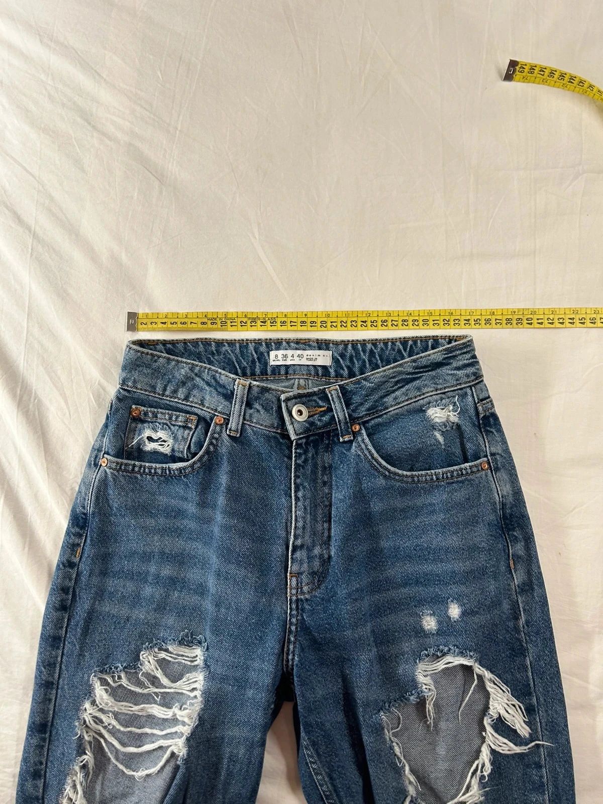 Jeans rasgados de cintura alta vintage Denim Co – photo 5